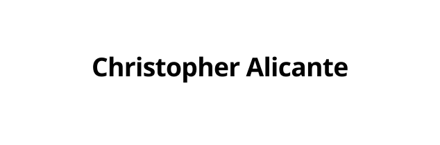 Christopher Alicante